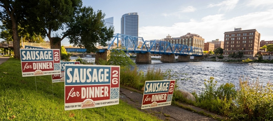 Johnsonville puts sausage on the U.S. ballot